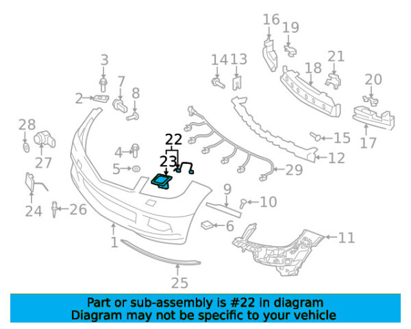 A20486000081798 - Mercedes-Benz C-Class W204 Front Right Headlight Washer Cover A20486000081798