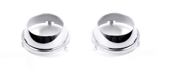 A2048851774 - NEW MERCEDES BENZ C CLASS W204 FOG LIGHT LAMP RING TRIM SET LR 2PCS