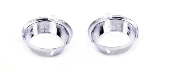 A2048851774 - NEW MERCEDES BENZ C CLASS W204 FOG LIGHT LAMP RING TRIM SET LR 2PCS