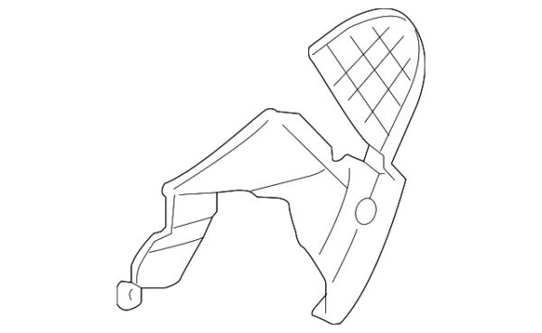 A20491804168K67 - Mercedes-Benz C-Class W204 Right Inner Seat Back Recliner Adjustment Mechanism