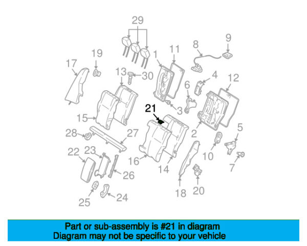 A20492303228K67 - Mercedes-Benz C-Class W204 rear seat belt guide A20492303228K67