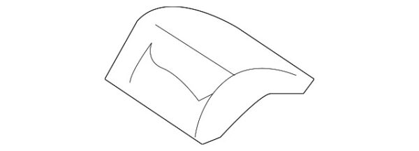 A20492303228K67 - Mercedes-Benz C-Class W204 rear seat belt guide A20492303228K67