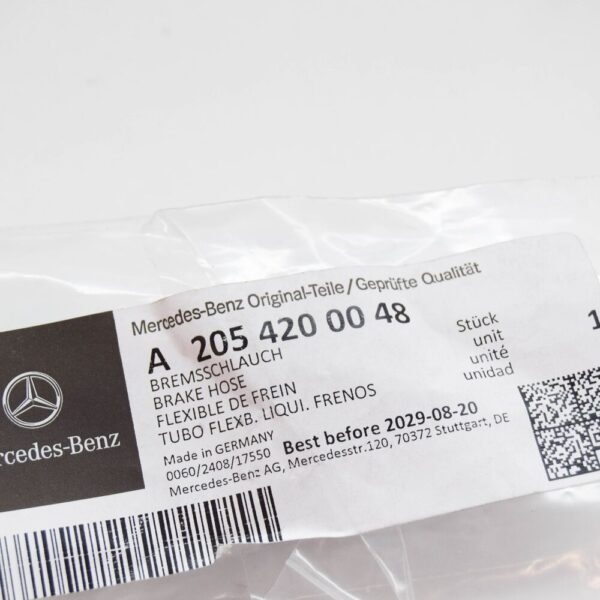 A2054200048 - MERCEDES-BENZ C W205 FRONT RIGHT BRAKE PIPE A2054200048 NEW GENUINE