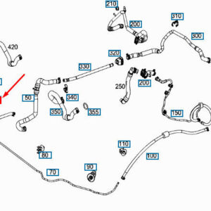 A2055015020 - OEM MERCEDES-BENZ C W205 AMG CIRCULATION PUMP BRACKET A2055015020 GENUINE