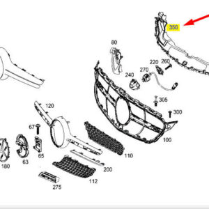 A2055050100 - OEM MERCEDES-BENZ C-CLASS W205 AIR DUCT SEGMENT A2055050100 GENUINE