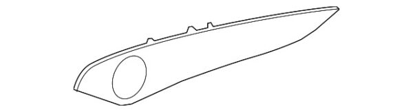 A2057202622 - Mercedes-Benz C-Class A205 Front Right Door Trim Panel A2057202622