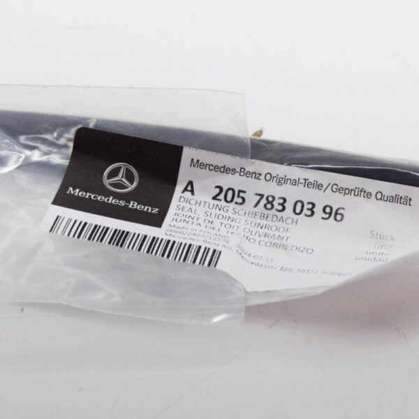 A2057830396 - MERCEDES-BENZ C W205 LEFT SIDE SLIDING SUNROOF SEAL A2057830396 NEW GENUINE