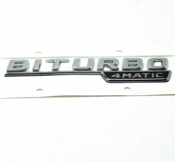 A2058172601 - NEW MERCEDES-BENZ GLC X253 FRONT FENDER LEFT BADGE A2058172601