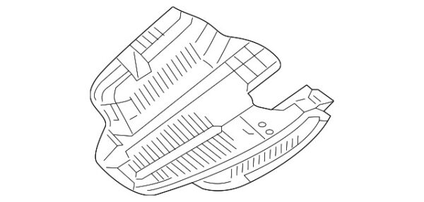 A20582103009051 - Mercedes-Benz C-Class A205 rain sensor cover front A20582103009051