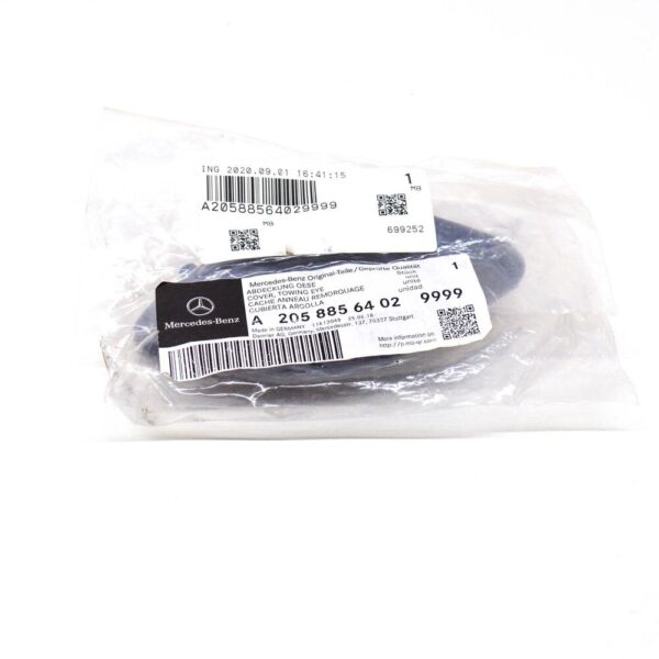 A2058856402 - MERCEDES-BENZ C W205 Front Bumper Tow Eye Cover A20588564029999 NEW GENUINE