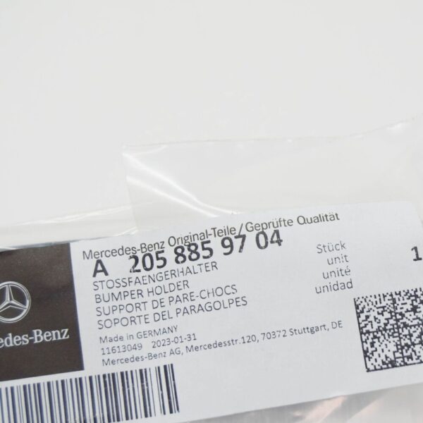 A2058859704 - Mercedes-Benz C W205 bumper mount front left A2058859704, original part