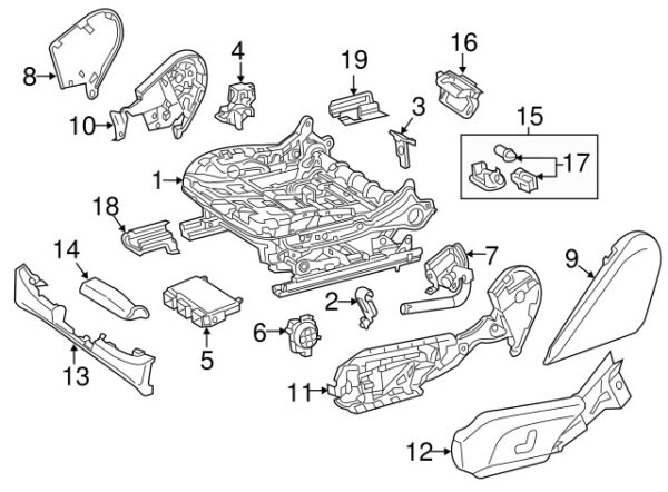 A20591801168R73 - Mercedes-Benz C-Class A205 Front Right Outer