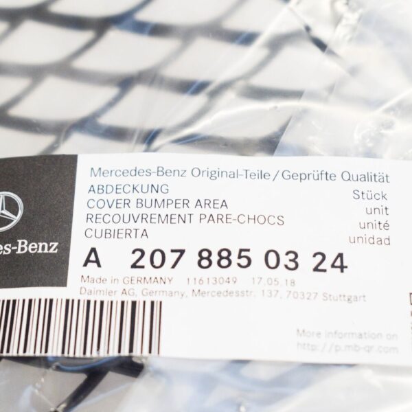 A2078850324 - NEW MERCEDES-BENZ E-CLASS COUPE C207 FRONT LEFT GRILL A2078850324 ORIGINAL