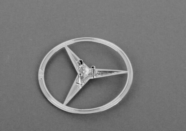 A2097580058 - Mercedes-Benz CLK C209 Start Trunk Boat Badge Emblem Genuine A2097580058