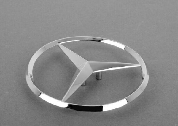 A2097580058 - Mercedes-Benz CLK C209 Start Trunk Boat Badge Emblem Genuine A2097580058