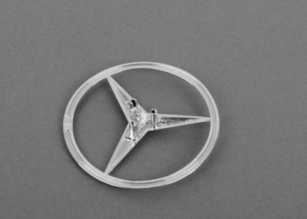 A2097580058 - Mercedes-Benz CLK C209 Start Trunk Boat Badge Emblem Genuine A2097580058