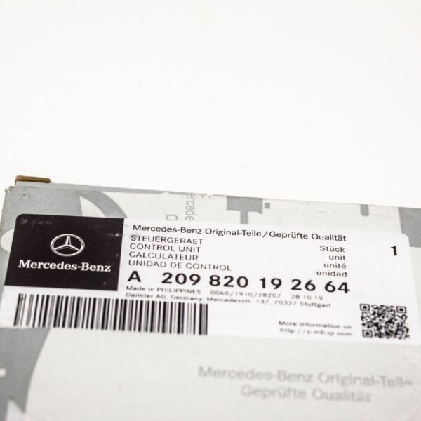 A209820192664 - NEW MERCEDES BENZ CLK C209 FRONT LEFT DOOR CONTROL UNIT A209820192664