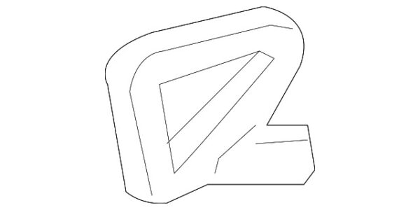 A20986801228J12 - Mercedes-Benz CLK-Class C209/A209 seat belt guide front left