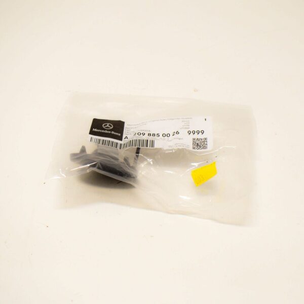 A20988500269999 - New Genuine Mercedes W209 Front Bumper Tow Hook Eye Cover Primed A20988500269999
