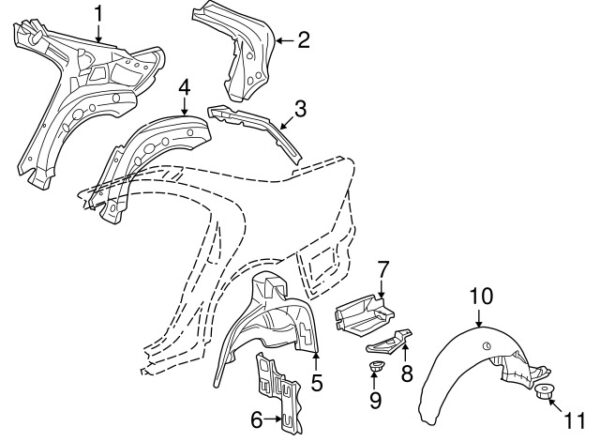 A2106370414 - Mercedes-Benz steam canister mount A2106370414