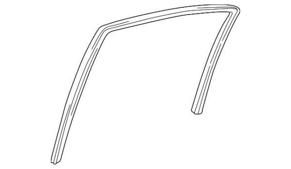 A2107350125 - Mercedes-Benz rear left window duct A2107350125