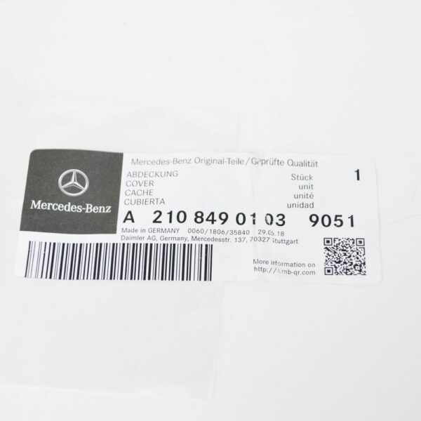 A21084901039051 - MERCEDES-BENZ A W168 Luggage Rear Floor Cover A21084901039051 NEW GENUINE