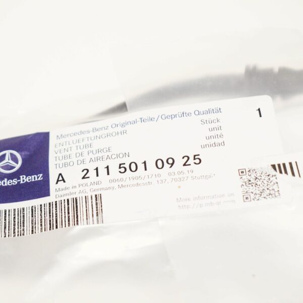 A2115010925 - NEW MB E-CLASS W211 COOLANT BREATHER PIPE A2115010925 5.5 PETROL 350KW