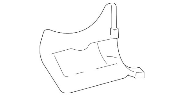 A21168011068L35 - Mercedes-Benz E-Class W211 left treadplate trim A21168011068L35