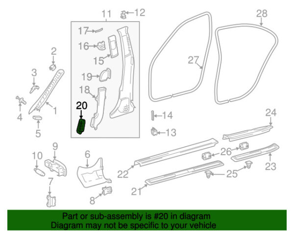 A21169208597F72 - MERCEDES-BENZ E-CLASS FRONT RIGHT DASHBOARD AIR VENT A21169208597F72