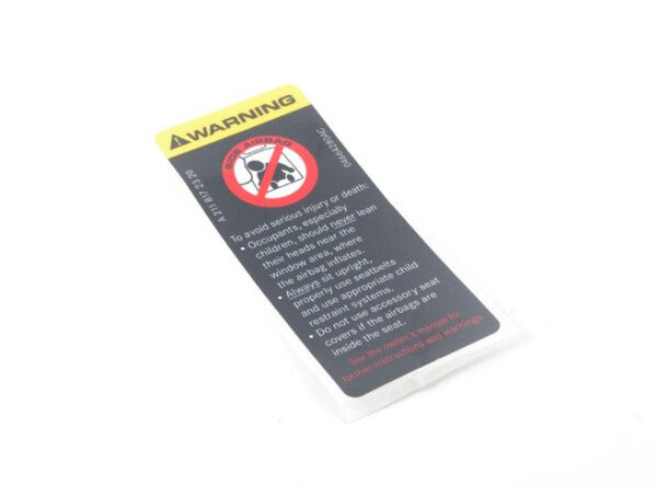 A2118172320 - NEW MERCEDES-BENZ E W211 COLUMN INFORMATION LABEL A2118172320 ORIGINAL