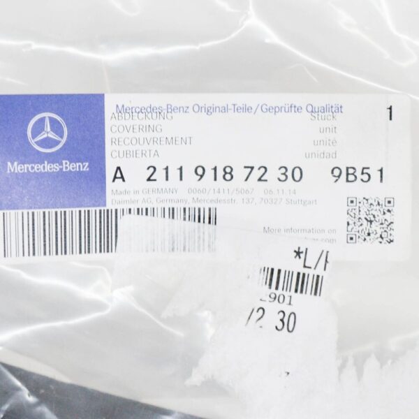 A21191872309B51 - MERCEDES-BENZ AMG GT C190 Front Right Seat Cover A21191872309B51 NEW