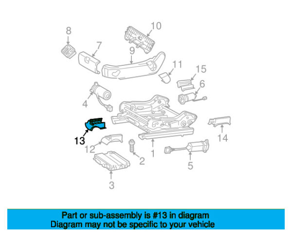 A21191926207F72 - Mercedes-Benz E-Class W211 Front Right Inner Seat Track Cover A21191926207F72