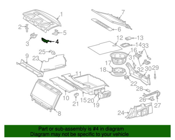A21197803298K67 - NEW MERCEDES-BENZ CLS CLASS REAR LEFT SEAT BELT ANCHOR PLATE COVER GENUINE