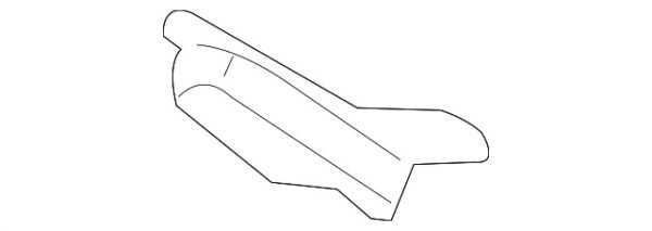 A21197803298K67 - NEW MERCEDES-BENZ CLS CLASS REAR LEFT SEAT BELT ANCHOR PLATE COVER GENUINE
