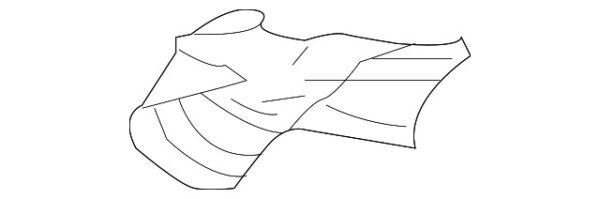 A2122410434 - NEW MERCEDES-BENZ E-CLASS RIGHT ENGINE MOUNTING HEAT SHIELD A2122410434 GENUINE