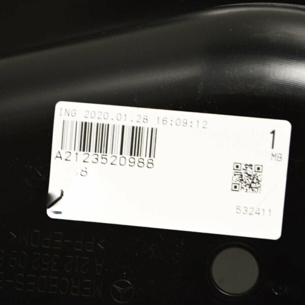 A2123520988 - NEW MERCEDES-BENZ E W212 REAR RIGHT SPRING CONTROL ARM COVER A2123520988