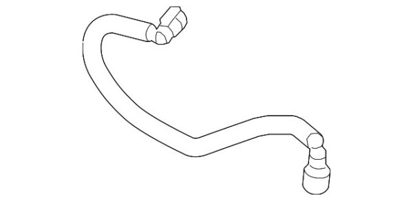 A212430142964 - Mercedes-Benz E-Class W212 brake vacuum hose A212430142964