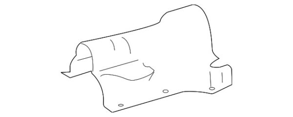 A2124700247 - Mercedes-Benz E-Class W212 fuel tank protection A2124700247