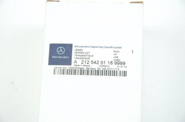 A21254201189999 - Mercedes W169 W245 W212 S212 C207 A207 W221 Original Parking Sensor A212
