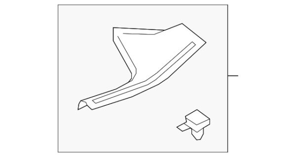 A21268605367E94 - Mercedes-Benz E-Class W212 door sill plate rear left inside