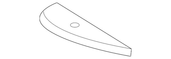 A2127840006 - Mercedes-Benz E-Class W212 Radio Antenna Cover A2127840006