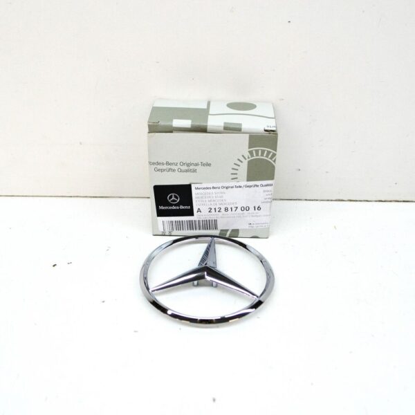 A2128170016 - MERCEDES-BENZ E W212 Rear Trunk Boot Lid Badge A2128170016 NEW GENUINE