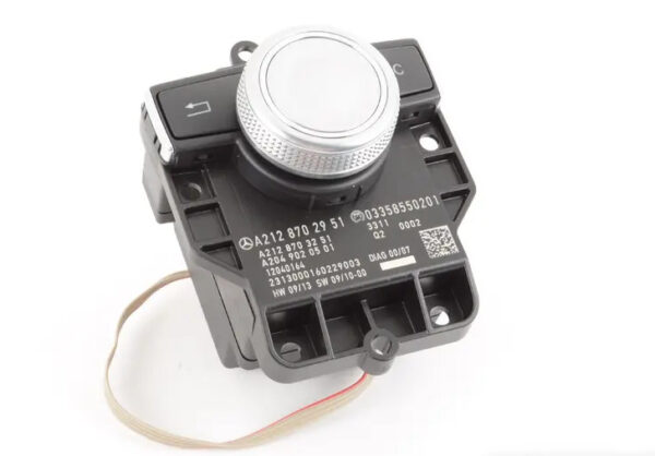 A2128702951 - NEW MERCEDES-BENZ E C207 AUDIO COMAND CONTROL PANEL SWITCH A2128702951 ORIGINAL