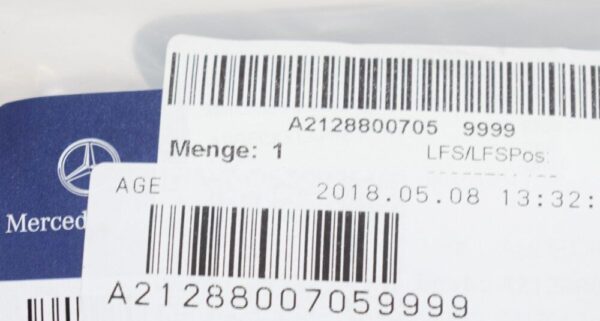 A21288007059999 - MB E-Class W212 Rear Bumper Tow Eye Cap Cover A21288007059999 NEW GENUINE
