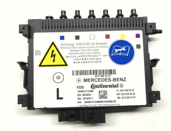 A2129005222 - NEW MERCEDES-BENZ E W212 FRONT LEFT CONTROL UNIT A2129005222 FRONT ORIGINAL
