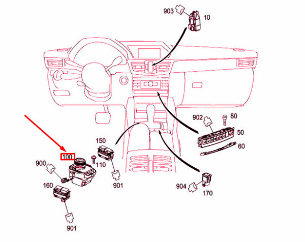 A2129009828 - NEW MERCEDES-BENZ E W212 AUDIO/COMAND CONTROL UNIT A2129009828 ORIGINAL