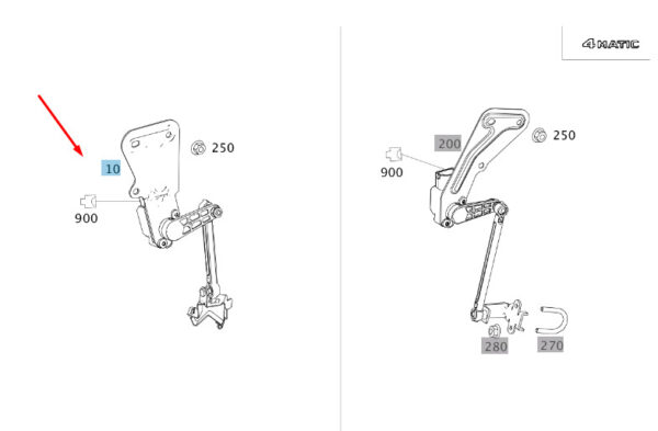 A2129050203 - NEW MERCEDES-BENZ E W212 FRONT RIGHT TURNING ANGLE SENSOR A2129050203 ORIGINAL