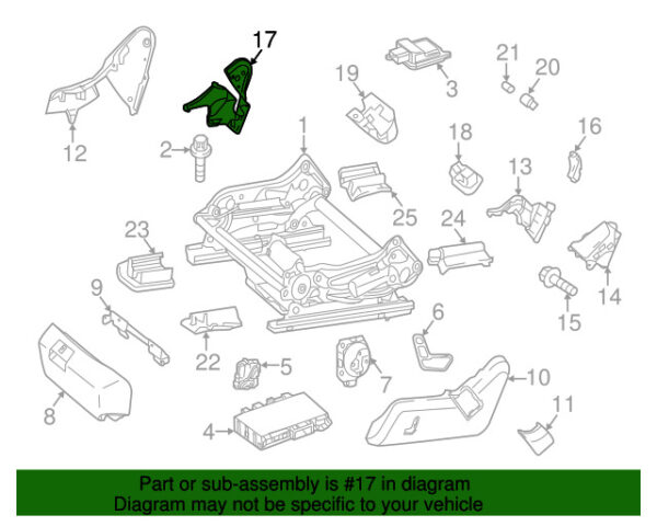 A21291802169051 - NEW MERCEDES-BENZ G CLS CLASS FRONT RIGHT SEAT TRACK COVER CLIP A21291802169051