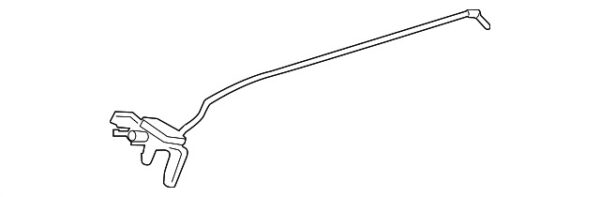 A21292006069051 - Mercedes-Benz E-Class W212 folding seat lock center right A21292006069051
