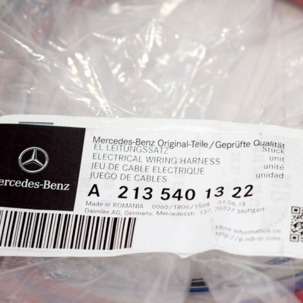 A2135401322 - NEW MB E W213 ELECTRICAL WIRING HARNESS A2135401322 ORIGINAL